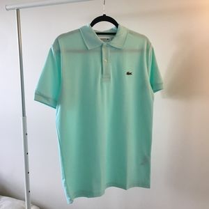 Lacoste Men’s Polo Mint Regular Fit Size 6, Large